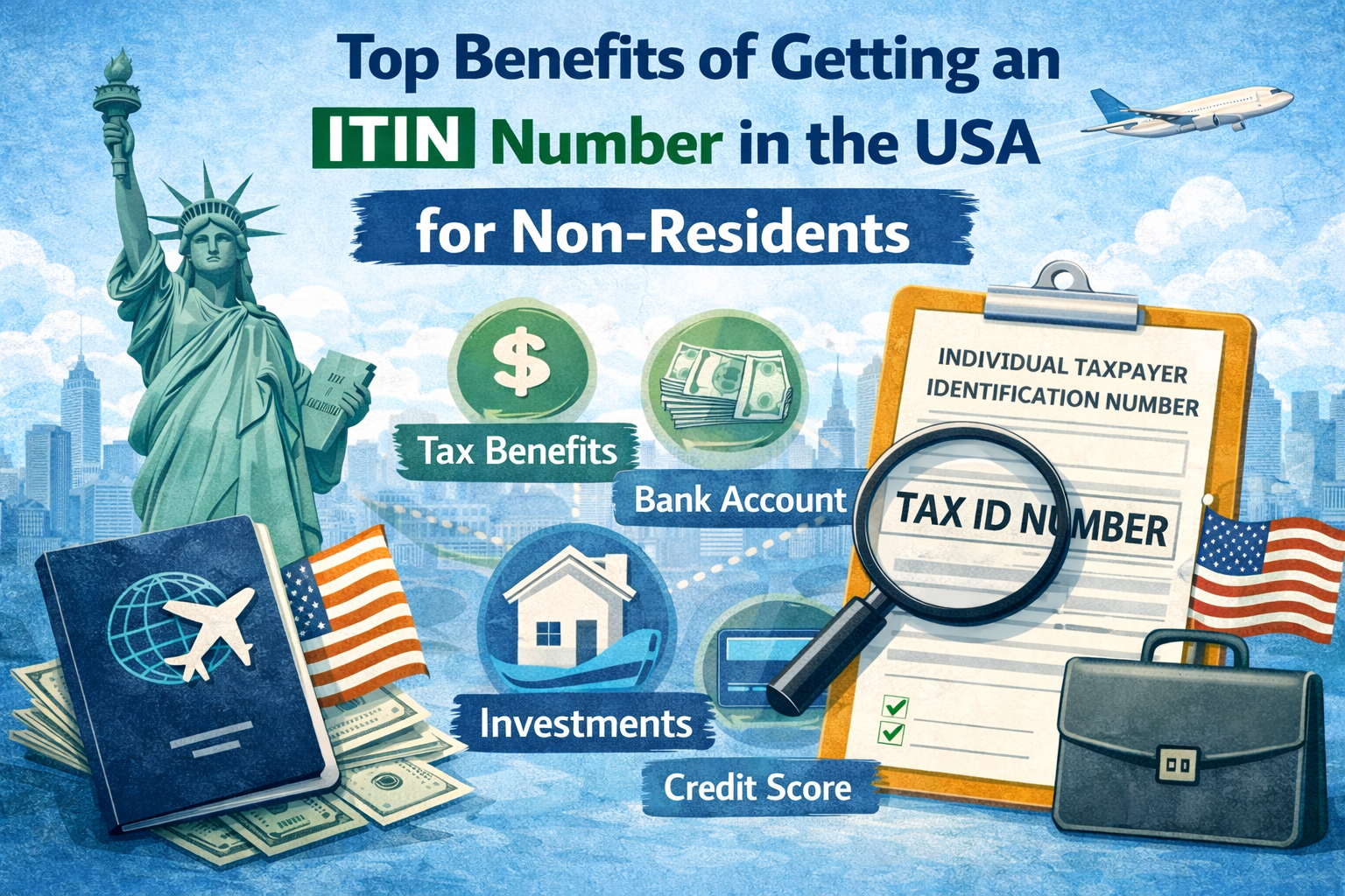 Top Benefits of Getting an ITIN Number in USA for Non-Residents (2026)